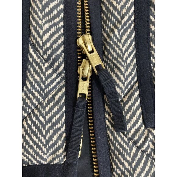 J.CREW Excursion Down Puffer Vest Herringbone Quilted Zip Women’s Size XXS EUC - Picture 9 of 11